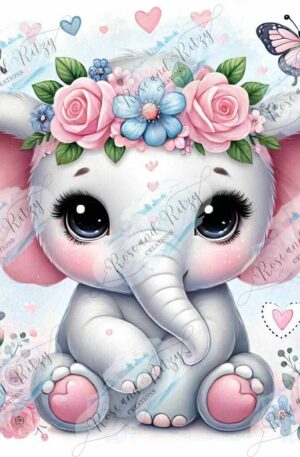 Blossoms and Baby Ears by E. Lennie