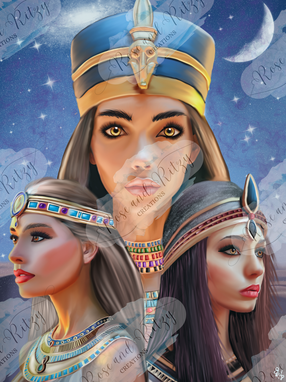 Egyptian Goddesses by Rose Proffitt