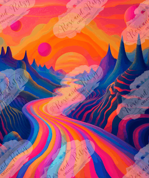 Funky Landscape by Anna Jensen