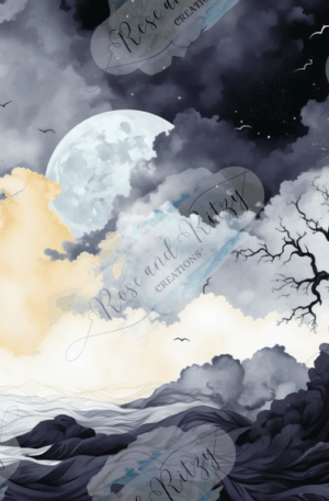 Inky Moon by Hannah Lipskey