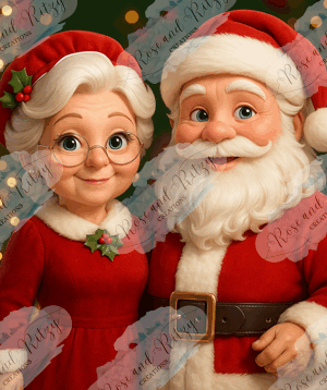 Mr. and Mrs. Claus by Anna Jensen
