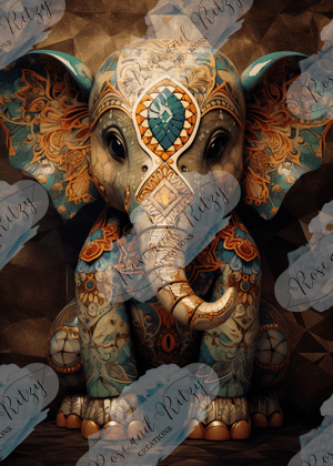 Ornamental Elephant by Sarah Brice