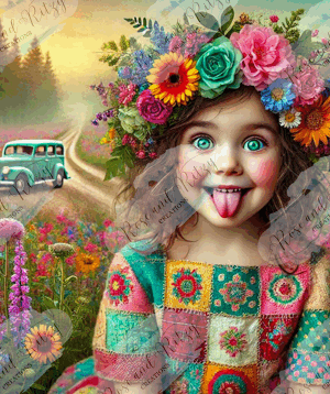 Playful Blossoms by E. Lennie