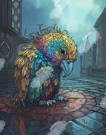 Rainbow Kea by Rose Proffitt