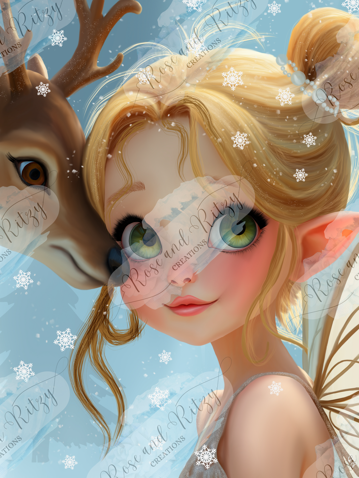 Reindeer Kisses by Rose Proffitt