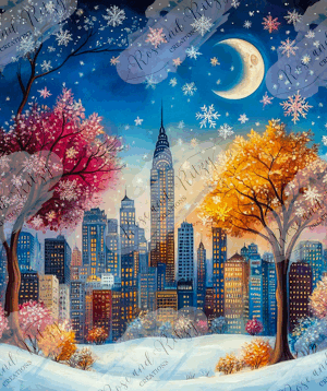 Winter in the Park by Stacy Deal
