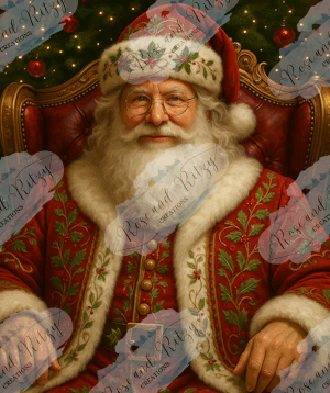 Fancy Santa by Anna Jensen
