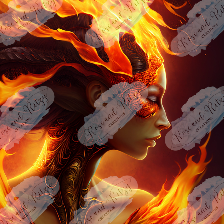 Phoenix in Flame by Hannah Lipskey