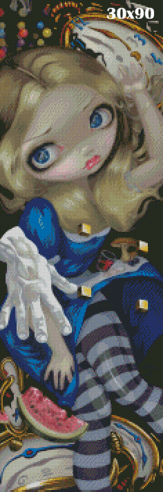 Alice Down a Dali Rabbit Hole by Jasmine Becket-Griffith - Image 2