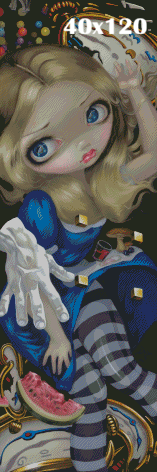 Alice Down a Dali Rabbit Hole by Jasmine Becket-Griffith - Image 3