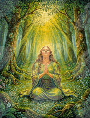 In Stillness I Listen by Willow's Ink