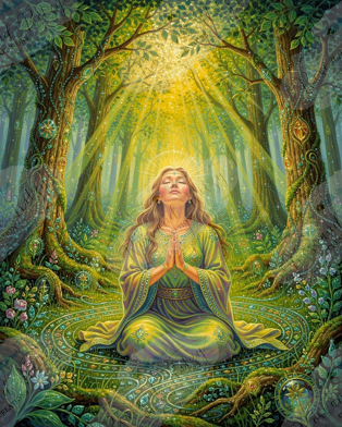 In Stillness I Listen by Willow's Ink