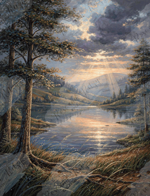 Still Waters, Rising Light by Willows Ink