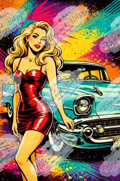Red Dress, Open Road by Anna Jensen