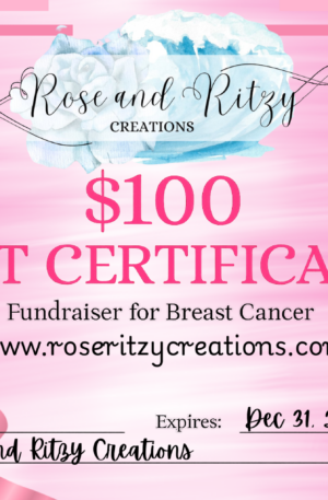 Breast Cancer Fundraiser Gift Card