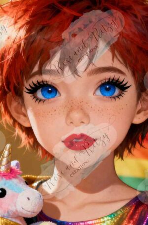 Bright Eyed Pride Girl by Anna Jensen