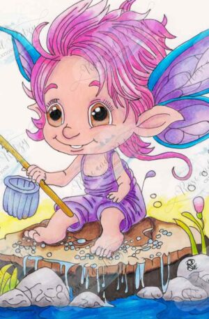 Fishing Fairy by Rose Proffitt