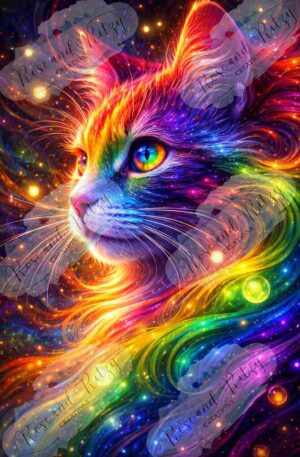 Galaxy Cat by Anna Jensen