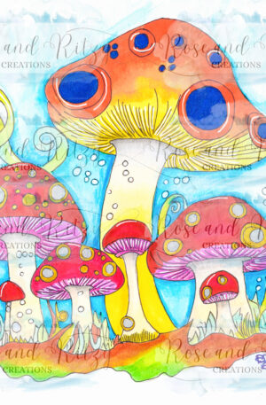 Magic Mushrooms by Rose Proffitt