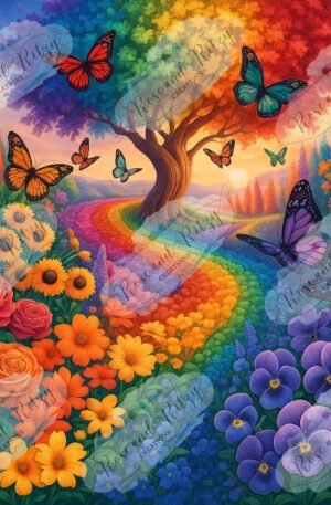 Rainbow Garden by Anna Jensen