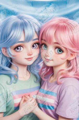 Trans Couple Pride by Anna Jensen