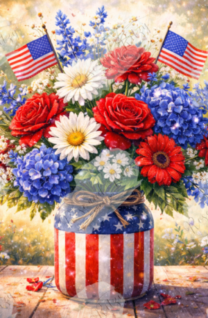 July 4th Festive Flowers