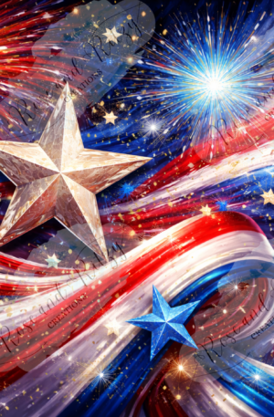Patriotic Burst by Anna Jensen