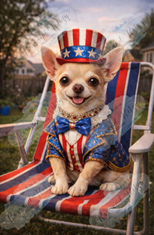 Patriotic Pup by Anna Jensen