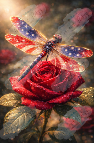 Patriotic Rose by Anna Jensen