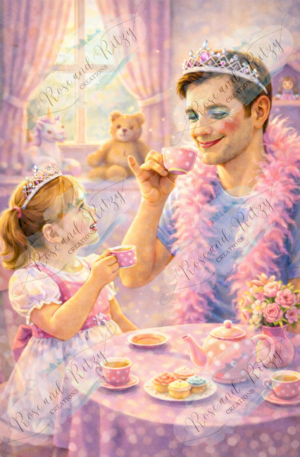 Daddy Daughter Tea Party by Anna Jensen