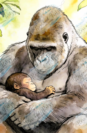 Father Gorilla by Anna Jensen