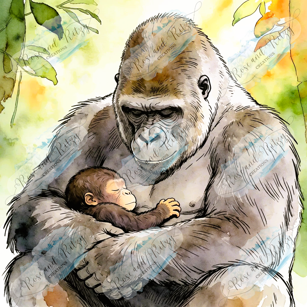 Father Gorilla by Anna Jensen