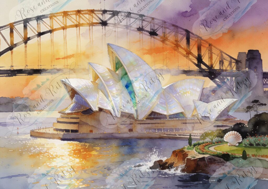 Sydney Sunset by E. Lennie