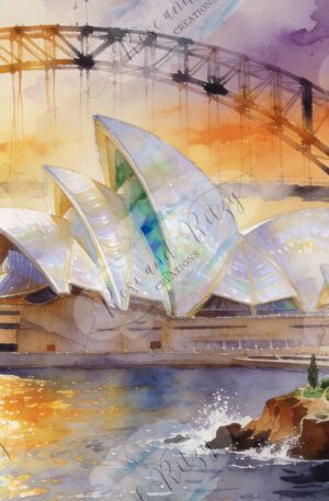 Sydney Sunset by E. Lennie